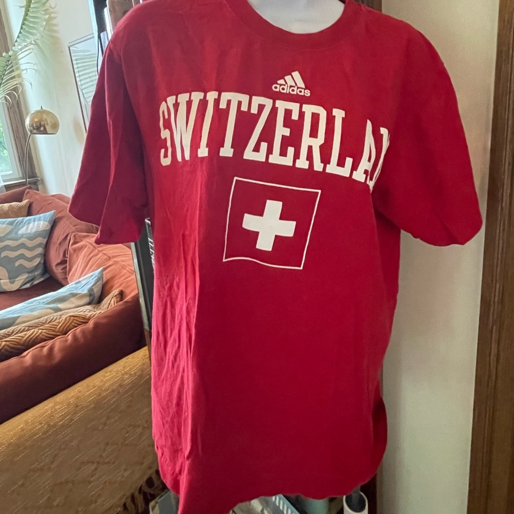 Vintage Adidas Red Cross Shirt
